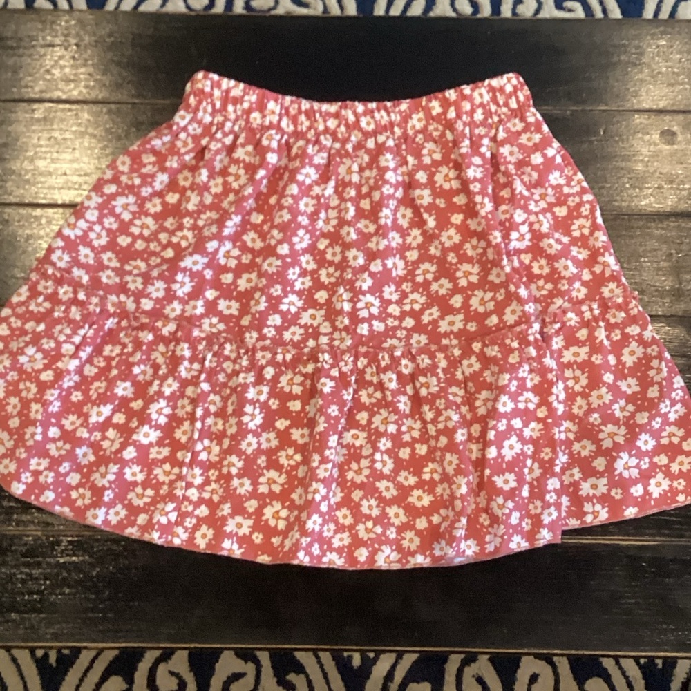 Floral Mini Skirt in Pink